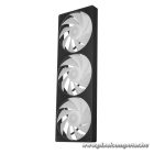 DeepCool Számítógépház - CH780 (fekete, ablakos, 3x140mm ventilátor, Mini-ITX / Mico-ATX / ATX / E-ATX, 4xUSB3.0)