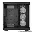 DeepCool Számítógépház - CH780 (fekete, ablakos, 3x140mm ventilátor, Mini-ITX / Mico-ATX / ATX / E-ATX, 4xUSB3.0)