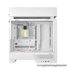 DeepCool Számítógépház - CL6600 WH (fehér, 1x360cm, 2x120mm A-RGB, ATX, 2xUSB3.0, 1xUSB-C)