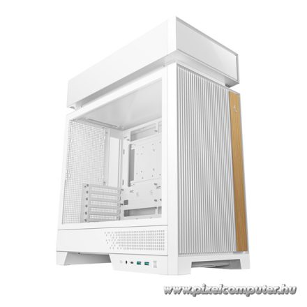 DeepCool Számítógépház - CL660 WH (fehér, 2x120mm A-RGB, ATX, 2xUSB3.0, 1xUSB-C)