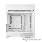 DeepCool Számítógépház - CL660 WH (fehér, 2x120mm A-RGB, ATX, 2xUSB3.0, 1xUSB-C)