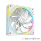 DeepCool Számítógépház - CL660 WH (fehér, 2x120mm A-RGB, ATX, 2xUSB3.0, 1xUSB-C)