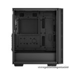 DeepCool Számítógépház - MATREXX55 MESH V4 C (fekete, ablakos, 3x14cm + 1x12cm A-RGB venti, ATX, 1xUSB3.0, Type-C)