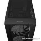 DeepCool Számítógépház - MATREXX55 MESH V4 C (fekete, ablakos, 3x14cm + 1x12cm A-RGB venti, ATX, 1xUSB3.0, Type-C)