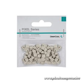   DeepCool Számítógépház Kiegészítő - PIXEL GY (100db, szürke, szilikon)