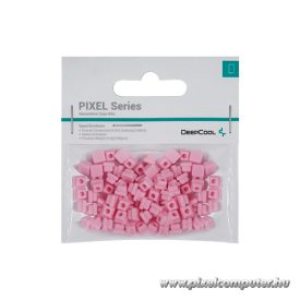   DeepCool Számítógépház Kiegészítő - PIXEL PK (100db, pink, szilikon)