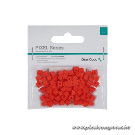 DeepCool Számítógépház Kiegészítő - PIXEL RD (100db, piros, szilikon)