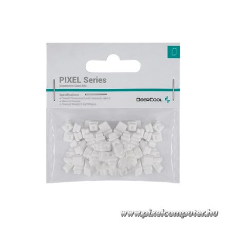DeepCool Számítógépház Kiegészítő - PIXEL WH (100db, fehér, szilikon)