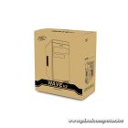 DeepCool Számítógépház - WAVE V2 (fekete, fekete belső, mATX, 1xUSB3.0, 1xUSB2.0)