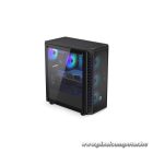 Endorfy Számítógépház - Signum 300 ARGB (ATX /micro ATX/ITX, 2xUSB3.0, 4x12cm LED ventilátor, ablakos, fekete)