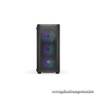 Endorfy Számítógépház - Signum 300 ARGB (ATX /micro ATX/ITX, 2xUSB3.0, 4x12cm LED ventilátor, ablakos, fekete)