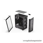 Endorfy Számítógépház - Signum 300 ARGB (ATX /micro ATX/ITX, 2xUSB3.0, 4x12cm LED ventilátor, ablakos, fekete)