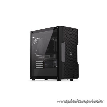 Endorfy Számítógépház - Regnum 400 Air (ATX /micro ATX/ITX, 2xUSB3.0, 4x12cm ventilátor, ablakos, fekete)