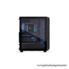 Endorfy Számítógépház - Arx 500 ARGB (ATX /micro ATX/ITX, 1xUSB-C, 2xUSB3.0, 4x14cm LED ventilátor, ablakos, fekete)