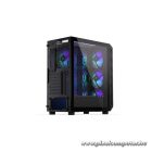 Endorfy Számítógépház - Arx 500 ARGB (ATX /micro ATX/ITX, 1xUSB-C, 2xUSB3.0, 4x14cm LED ventilátor, ablakos, fekete)