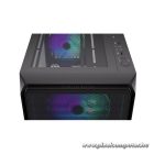 Endorfy Számítógépház - Arx 500 ARGB (ATX /micro ATX/ITX, 1xUSB-C, 2xUSB3.0, 4x14cm LED ventilátor, ablakos, fekete)