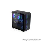 Endorfy Számítógépház - Arx 700 ARGB (ATX /micro ATX/ITX, 1xUSB-C, 2xUSB3.0, 4x14cm LED ventilátor, ablakos, fekete)