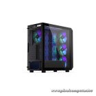Endorfy Számítógépház - Arx 700 ARGB (ATX /micro ATX/ITX, 1xUSB-C, 2xUSB3.0, 4x14cm LED ventilátor, ablakos, fekete)