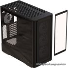 Formula Számítógépház - Air Power G9 Duo PA Black (fekete, ablakos, 4x12cm venti, EATX, 2xUSB3.0, 1xType-C)