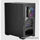 KEEP OUT Számítógépház - XC-201 GLASS (fekete, ablakos, 4x12cm ARGB venti, microATX, 1xUSB2.0, 1xUSB3.0)