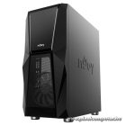 NJOY Számítógépház -  FORT (fekete, ablakos, ATX, 2x12cm, 1xUSB2.0, 2xUSB3.0)