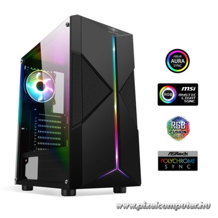 Spirit of Gamer Számítógépház - CLONE 3 Black