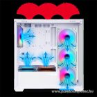 Spirit of Gamer Számítógépház - SPARK Arctic (fehér, ablakos, 9x12cm ventilátor, alsó táp,  ATX, 2xUSB3.0, 1xUSB-C)