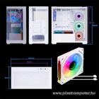 Spirit of Gamer Számítógépház - SPARK Arctic (fehér, ablakos, 9x12cm ventilátor, alsó táp,  ATX, 2xUSB3.0, 1xUSB-C)