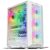 Spirit of Gamer Számítógépház - REBEL NX White (fekete, ablakos, 4x12cm ventilátor, alsó táp,  ATX, 1xUSB3.0, 2xUSB2.0)