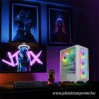 Spirit of Gamer Számítógépház - REBEL NX White (fekete, ablakos, 4x12cm ventilátor, alsó táp,  ATX, 1xUSB3.0, 2xUSB2.0)