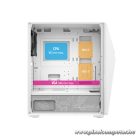 Spirit of Gamer Számítógépház - CLONE 4 White (fekete, ablakos, 2x12cm ventilátor, alsó táp,  ATX, 1xUSB3.0, 2xUSB2.0)