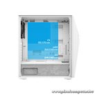 Spirit of Gamer Számítógépház - CLONE 4 White (fekete, ablakos, 2x12cm ventilátor, alsó táp,  ATX, 1xUSB3.0, 2xUSB2.0)