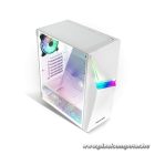 Spirit of Gamer Számítógépház - CLONE 4 White (fekete, ablakos, 2x12cm ventilátor, alsó táp,  ATX, 1xUSB3.0, 2xUSB2.0)