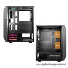 Spirit of Gamer Számítógépház - Rogue VI RGB (fekete, ablakos, 4x12cm ventilátor, alsó táp,  ATX, 1xUSB3.0, 2xUSB2.0)