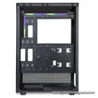 Spirit of Gamer Számítógépház - SPECTRA Black (fekete, ablakos, 3x12cm ventilátor, alsó táp,  ATX, 1xUSB3.0, 2xUSB2.0)