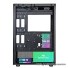 Spirit of Gamer Számítógépház - SPECTRA Black (fekete, ablakos, 3x12cm ventilátor, alsó táp,  ATX, 1xUSB3.0, 2xUSB2.0)