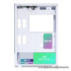 Spirit of Gamer Számítógépház - SPECTRA Arctic (fehér, ablakos, 3x12cm ventilátor, alsó táp,  ATX, 1xUSB3.0, 2xUSB2.0)