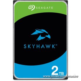   Seagate Belső HDD 3.5" 2TB - ST2000VX017 (7200rpm, 64 MB puffer, SATA3 - SkyHawk (biztonságtechnikai rögzítőkbe))