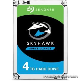   Seagate Belső HDD 3.5" 4TB - ST4000VX016 (7200rpm, 64 MB puffer, SATA3 - Skyhawk (biztonságtechnikai rögzítőkbe))