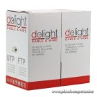 Delight UTP Cat.6 fali kábel, 305m, CCA