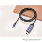 Conceptronic Kábel - ABBY10G (USB-C to HDMI, 4K/60Hz, harisnyázott, fekete, 2m)