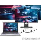 Conceptronic Kábel - ABBY10G (USB-C to HDMI, 4K/60Hz, harisnyázott, fekete, 2m)