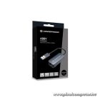 Conceptronic Kábel - ABBY12G (USB-A to RJ-45, 2,5 Gbit, szürke)