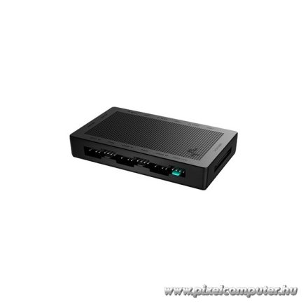 DeepCool Ventilátor tápkábel elosztó - SC790 (6 db 4pin, PWM, A-RGB )