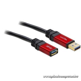   Delock Kábel - 82753 (USB-A 3.0 -> USB-A 3.0 Hoszabbító kábel, apa/anya, prémium, 2m)