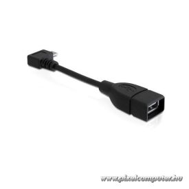   Delock Kábel - 83104 (USB Micro-B, forgatott > USB-A 2.0 OTG, apa/anya, 11cm)