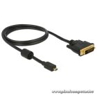 Delock Kábel - 83585 (micro HDMI -> DVI-D (24+1), apa-apa, 1m)