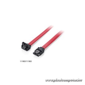   Equip Kábel - 111902 (SATA3 kábel, Max.: 6Gb/s, L alak, 0,5m)