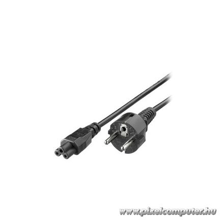 Equip Tápkábel - 112150 (Notebook tápkábel, földelt, C5, fekete, 1,5m)