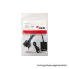 Equip Átalakító - 119038 (VGA to HDMI with Audio, fekete)